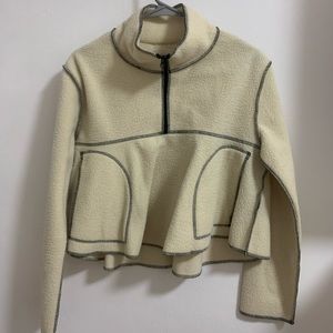 Urban Outfitters Cropped Fleece Pullover